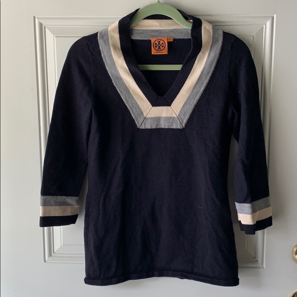 Tory Burch Navy sweater